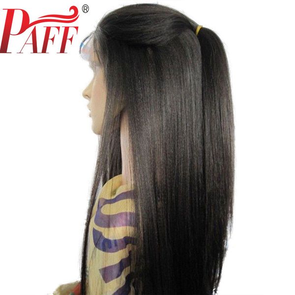 paff yaki straight 360 lace frontal human hair wigs with part brazilian wigs remy natural color bleached knot, Black;brown
paff yaki straight 360 lace frontal human hair wigs with part brazilian wigs remy natural color bleached knot, Black;brown