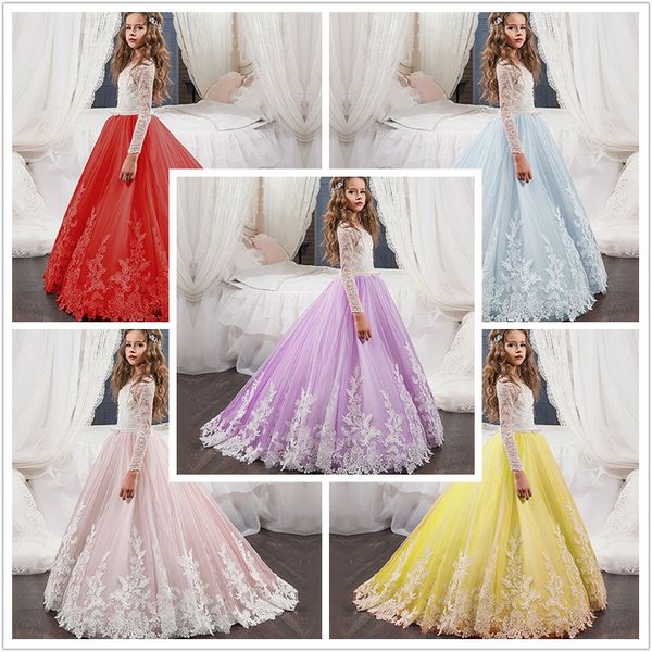 flower girl dress long sleeve vintage for weddings occasion brithday party custom made princess tutu sequined appliqued kids, Red;yellow
flower girl dress long sleeve vintage for weddings occasion brithday party custom made princess tutu sequined appliqued kids, Red;yellow