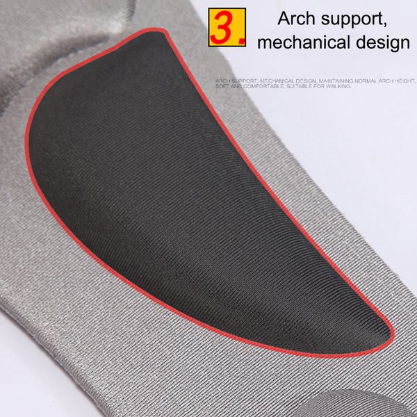 men insoles flat feet arch support memory foam insole shoe pad comfort accessory wf 668, Black
men insoles flat feet arch support memory foam insole shoe pad comfort accessory wf 668, Black