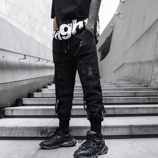 aprilmomo 2020 spring and summer new men's pockets elastic waist design trousers loose hip-hop casual pants jogging men, Black
aprilmomo 2020 spring and summer new men's pockets elastic waist design trousers loose hip-hop casual pants jogging men, Black
