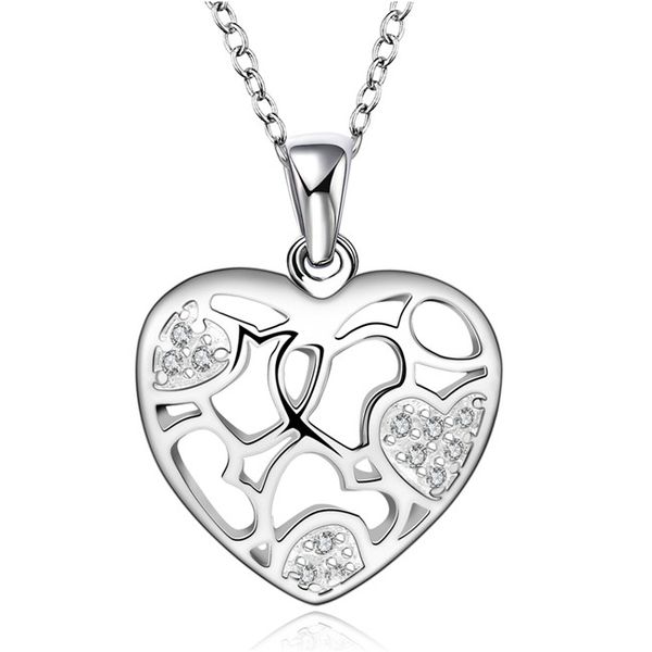heart sterling silver plated jewelry necklace for women wn630,nice 925 silver pendant necklaces with chain
heart sterling silver plated jewelry necklace for women wn630,nice 925 silver pendant necklaces with chain