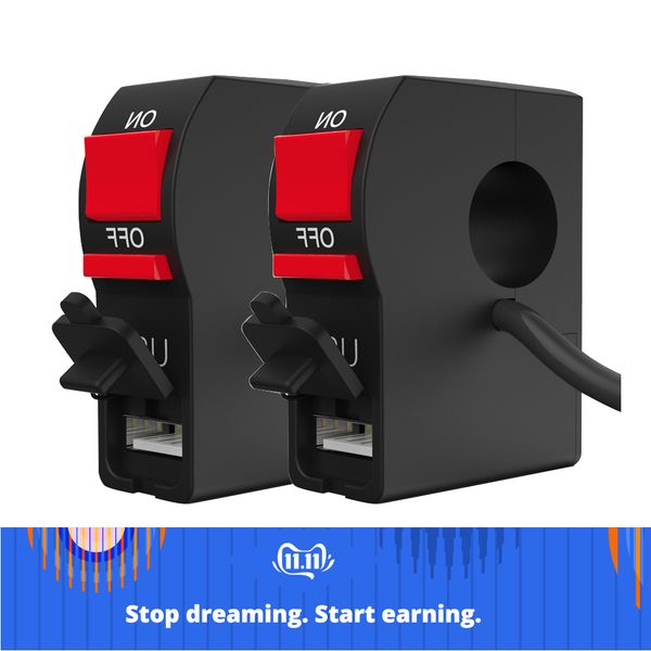 10pcs 22mm 7/8" universal usb motorcycle handlebar start flameout switch on off button with usb charger 4 wire connectors
10pcs 22mm 7/8" universal usb motorcycle handlebar start flameout switch on off button with usb charger 4 wire connectors