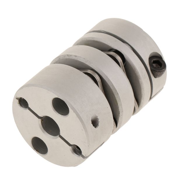 double diaphragm rigid coupling clamp style - bore shaft coupler aluminium alloy
double diaphragm rigid coupling clamp style - bore shaft coupler aluminium alloy
