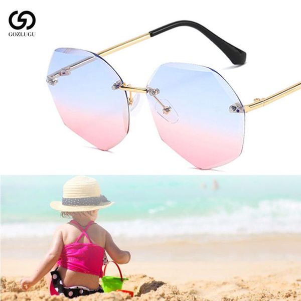 gozlugu2020 polygonal diamond children's frameless transparent color lenses holiday progressive color sunglasses, White;black
gozlugu2020 polygonal diamond children's frameless transparent color lenses holiday progressive color sunglasses, White;black