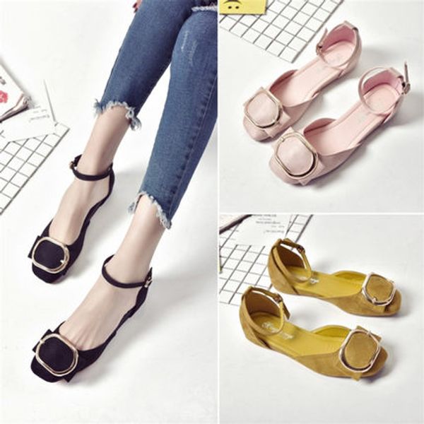 2020 spring and summer new baotou square buckle shallow mouth ladies sandals fashion wedge with a flat flat shoes, Black
2020 spring and summer new baotou square buckle shallow mouth ladies sandals fashion wedge with a flat flat shoes, Black