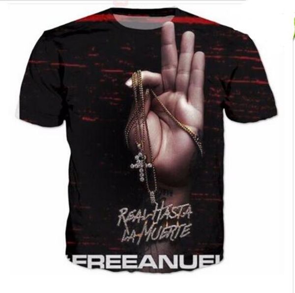 summer style men/women short sleeve t-shirt frre anuel 3d digital print t-shirts for tees shirts loose casual tees usq013, White;black
summer style men/women short sleeve t-shirt frre anuel 3d digital print t-shirts for tees shirts loose casual tees usq013, White;black