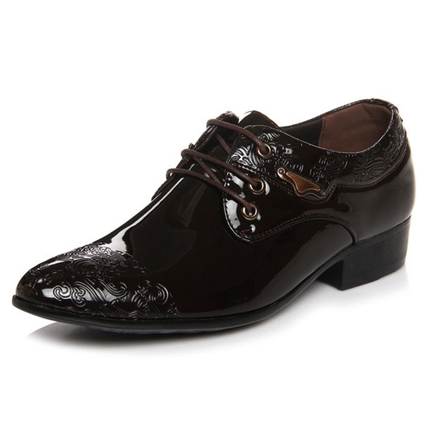new men dress formal shoes men's handmade business shoes wedding big size leather lace-up male, Black
new men dress formal shoes men's handmade business shoes wedding big size leather lace-up male, Black