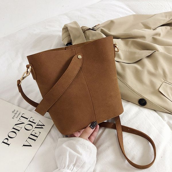retro scrub leather women's bucket bags totes simple style crossbody bags for women large capacity pu solid lady shoulder bag
retro scrub leather women's bucket bags totes simple style crossbody bags for women large capacity pu solid lady shoulder bag