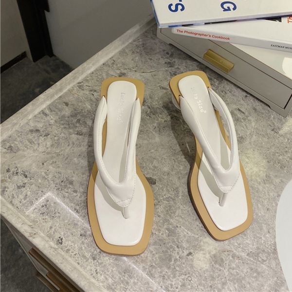 slippers 2021 women slipper summer outdoor sandal clear high heels slip on flip flops elegant white beach slides, Black
slippers 2021 women slipper summer outdoor sandal clear high heels slip on flip flops elegant white beach slides, Black