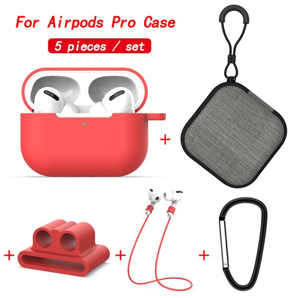 5 in 1 earphone case for airpods soft tpu silicone earphone storage box protector cover for apple airpods pro
5 in 1 earphone case for airpods soft tpu silicone earphone storage box protector cover for apple airpods pro