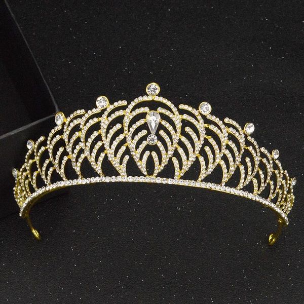 new fashion gold and silver bride crystal crown hair accessories handmade ladies head jewelry wedding rhinestone headdress, Golden;white
new fashion gold and silver bride crystal crown hair accessories handmade ladies head jewelry wedding rhinestone headdress, Golden;white