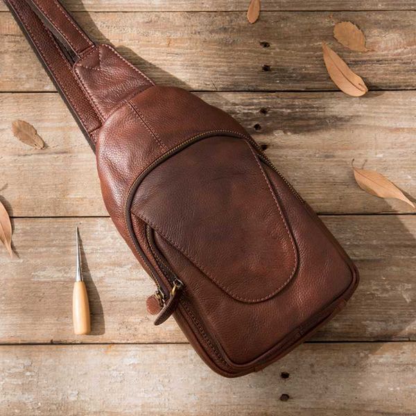 new oil leather men's leather chest bag handmade retro chest bag casual shoulder messenger cowhide men new
new oil leather men's leather chest bag handmade retro chest bag casual shoulder messenger cowhide men new