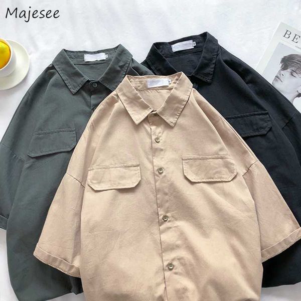 shirts men half sleeve chic pockets mens shirt korean style leisure chic safari style printed all-match summer thin bf fashion, White;black
shirts men half sleeve chic pockets mens shirt korean style leisure chic safari style printed all-match summer thin bf fashion, White;black