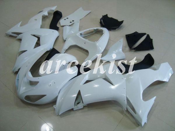 new abs motorcycle full fairings kits fit for kawasaki ninja zx-10r 2006 2007 06 07 body set custom white
new abs motorcycle full fairings kits fit for kawasaki ninja zx-10r 2006 2007 06 07 body set custom white