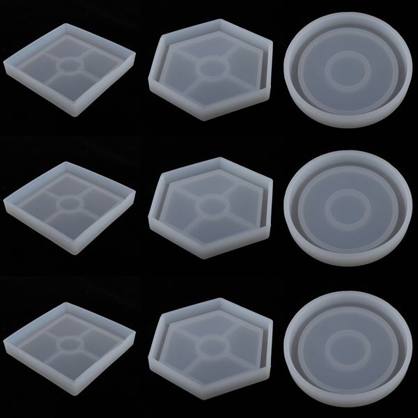 9x diy round hexagon resin coaster molds, square bottom bracket prevents deformation molds for casting with resin,concrete,cement,clay
9x diy round hexagon resin coaster molds, square bottom bracket prevents deformation molds for casting with resin,concrete,cement,clay