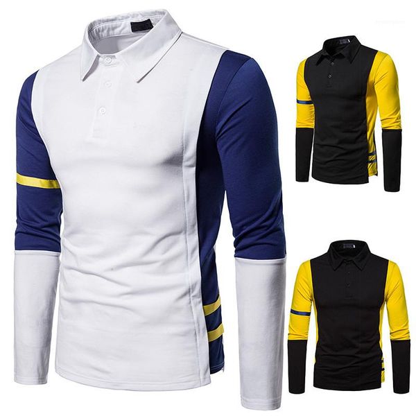 shirts autumn fashion long sleeves solid color male casual luxury clothes designer patchwork mens, White;black
shirts autumn fashion long sleeves solid color male casual luxury clothes designer patchwork mens, White;black