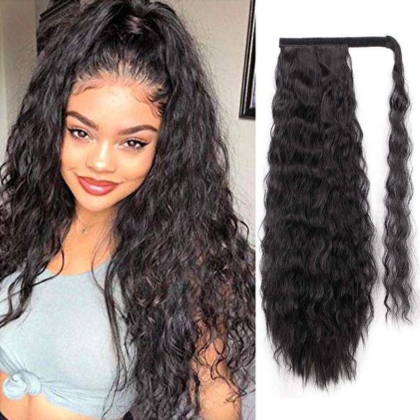 beauty wrap around ponytail extension corn wave kinky straight ponytail extension clip in hair extensions magic paste yaki ponytail(4#) 140g, Black
beauty wrap around ponytail extension corn wave kinky straight ponytail extension clip in hair extensions magic paste yaki ponytail(4#) 140g, Black