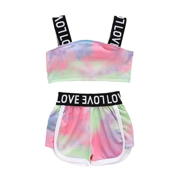 baby girls summer tie dyeing clothes set letter love strap sling short elastic waist shorts pants newborn girls outfit 0-24m, White
baby girls summer tie dyeing clothes set letter love strap sling short elastic waist shorts pants newborn girls outfit 0-24m, White