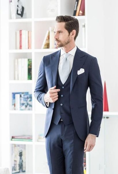 new fashionable peak lapel groomsmen one button groom tuxedos men suits wedding/prom man blazer ( jacket+pants+vest+tie) 122, Black;gray
new fashionable peak lapel groomsmen one button groom tuxedos men suits wedding/prom man blazer ( jacket+pants+vest+tie) 122, Black;gray