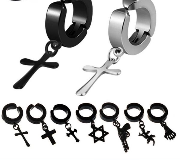 cross earrings silver black stainless steel cross hoop earrings ear cuff dangle women man fashion designer jewelry drop ship gb1190
cross earrings silver black stainless steel cross hoop earrings ear cuff dangle women man fashion designer jewelry drop ship gb1190