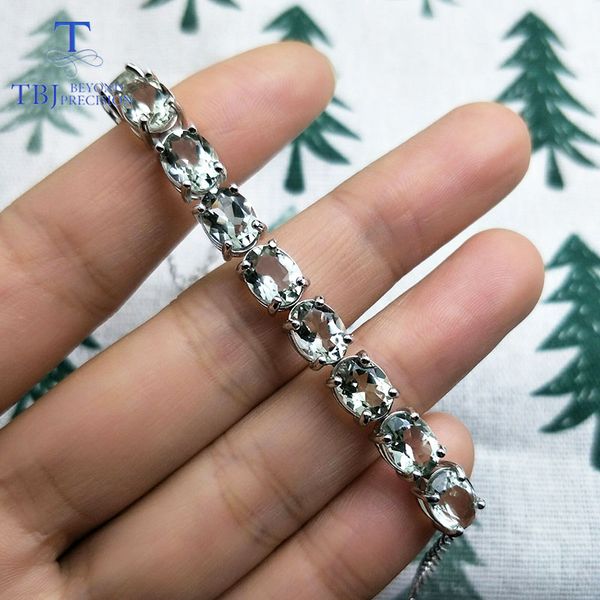 tbj,100%natural green amethyst oval 6*8mm 925 sterling silver simply style bracelet fine jewelry valentine for woman gift, Golden;silver
tbj,100%natural green amethyst oval 6*8mm 925 sterling silver simply style bracelet fine jewelry valentine for woman gift, Golden;silver