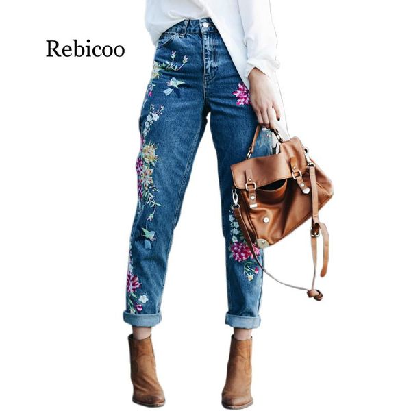 plus size flower embroidery jeans female high waist jeans pants spring summer autumn women bottom femme, Blue
plus size flower embroidery jeans female high waist jeans pants spring summer autumn women bottom femme, Blue