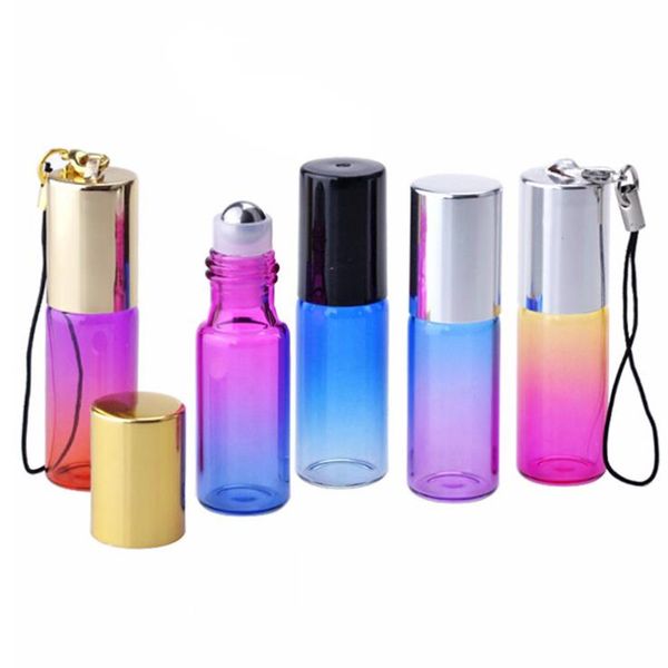 5ml gradient color essential oil empty perfume bottle 5cc roller ball thick glass roll on durable for travel f3318
5ml gradient color essential oil empty perfume bottle 5cc roller ball thick glass roll on durable for travel f3318