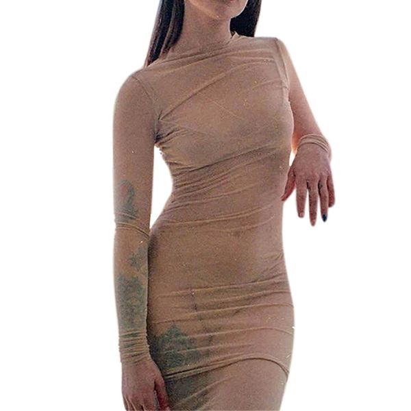 fashion dress women o-neck long sleeve perspective net yarn backing mini dress, Black;gray
fashion dress women o-neck long sleeve perspective net yarn backing mini dress, Black;gray