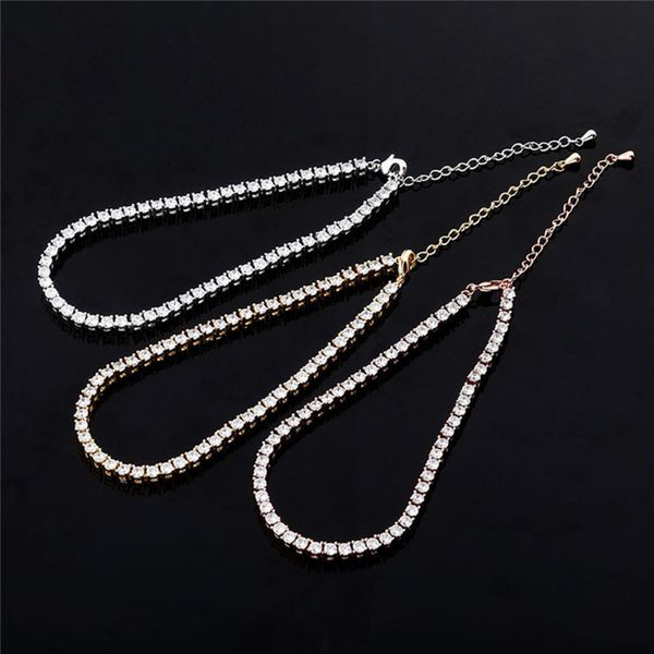 europe and america ale women anklets 3mm 9/10inch gold plated 3a cz tennis annklets bracelet chains for girls women gift, Black
europe and america ale women anklets 3mm 9/10inch gold plated 3a cz tennis annklets bracelet chains for girls women gift, Black
