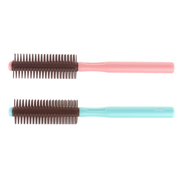 2pc long handle roll brush round hair comb for smooth, shiny hair, and long lasting style, Silver
2pc long handle roll brush round hair comb for smooth, shiny hair, and long lasting style, Silver