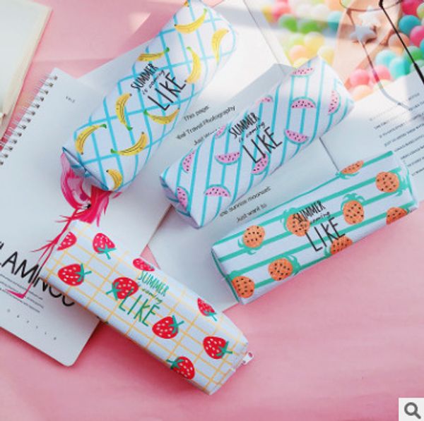 1 pcs kawaii pencil case cute fruit gife estuches school pencil box bag school supplies stationery make up
1 pcs kawaii pencil case cute fruit gife estuches school pencil box bag school supplies stationery make up
