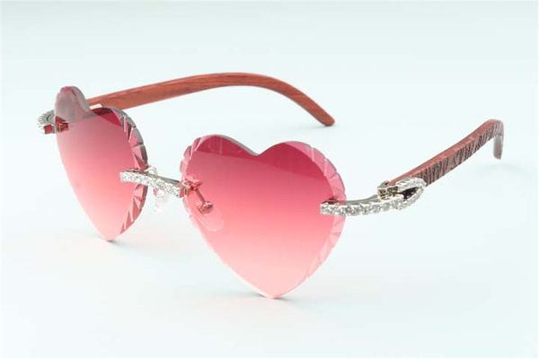 direct sales new heart shaped cutting lens endless diamonds sunglasses 8300687, tiger pattern natural wooden temples size: 58-18-135 mm, White;black
direct sales new heart shaped cutting lens endless diamonds sunglasses 8300687, tiger pattern natural wooden temples size: 58-18-135 mm, White;black