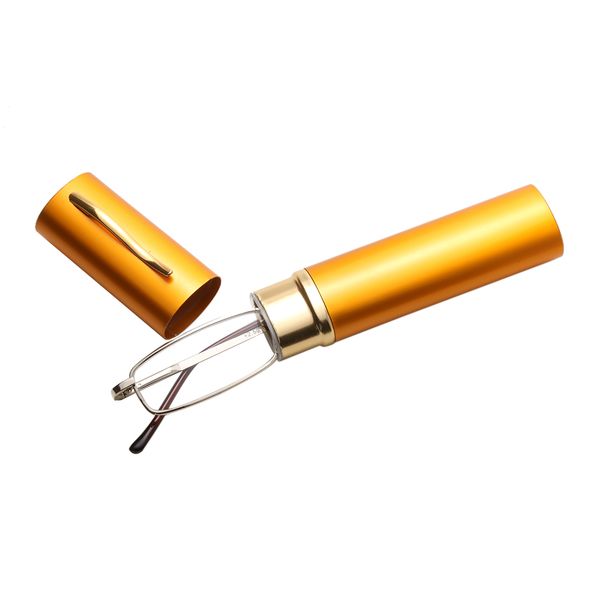 stainless steel frame resin reading glasses 1.00-4.00 with tube case folding anti fatigue presbyopic eyeglasses, Silver
stainless steel frame resin reading glasses 1.00-4.00 with tube case folding anti fatigue presbyopic eyeglasses, Silver