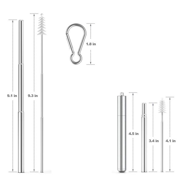 telescopic reusable straws, portable stainless steel metal drinking straw collapsible reusable straw with aluminum case, cleanin disposable
telescopic reusable straws, portable stainless steel metal drinking straw collapsible reusable straw with aluminum case, cleanin disposable