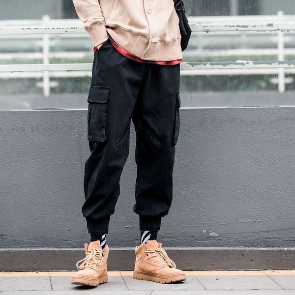 brand designer men black joggers pants summer mens big pockets harem cargo pants male spring streetwear overalls sweatpants
brand designer men black joggers pants summer mens big pockets harem cargo pants male spring streetwear overalls sweatpants