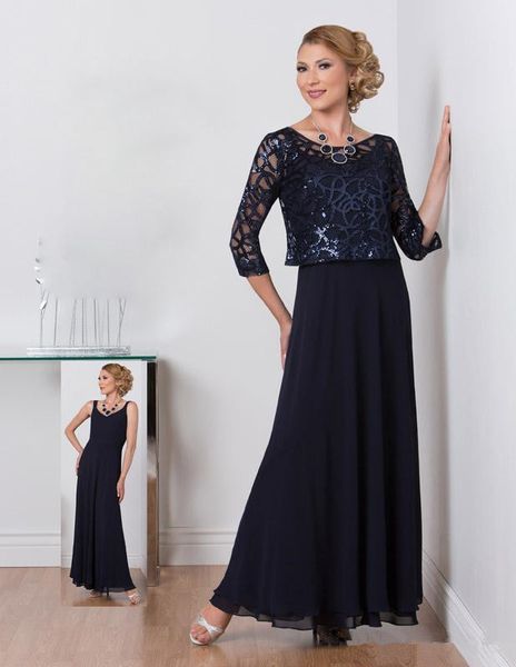 dark navy ursula mother of the bride dresses with jacket sequined mother evening dresses a line mothers guest dress q4, Black;red
dark navy ursula mother of the bride dresses with jacket sequined mother evening dresses a line mothers guest dress q4, Black;red