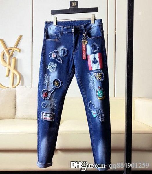 mens designer jeans designer shorts quality luxury men designer jeans patch slim paint little feet locomotive mens jeans size 28-39, Blue
mens designer jeans designer shorts quality luxury men designer jeans patch slim paint little feet locomotive mens jeans size 28-39, Blue
