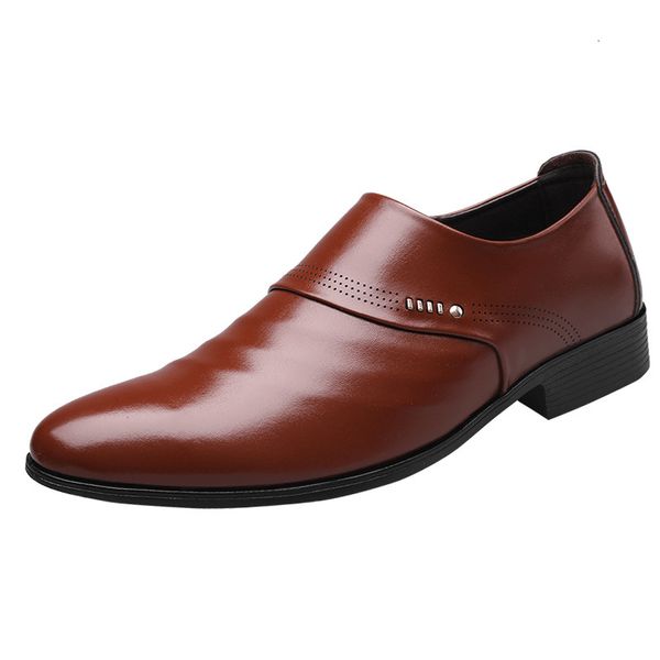 2019 business affairs leather shoes spelling much set foot leisure time sharp single shoe man leather shoes male, Black
2019 business affairs leather shoes spelling much set foot leisure time sharp single shoe man leather shoes male, Black