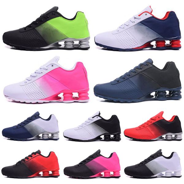 2019 Shox Deliver 809 Mens Women Running Shoes DELIVER OZ NZ Mens triple black white blue Sneakers Sports trainer 36-46
2019 Shox Deliver 809 Mens Women Running Shoes DELIVER OZ NZ Mens triple black white blue Sneakers Sports trainer 36-46