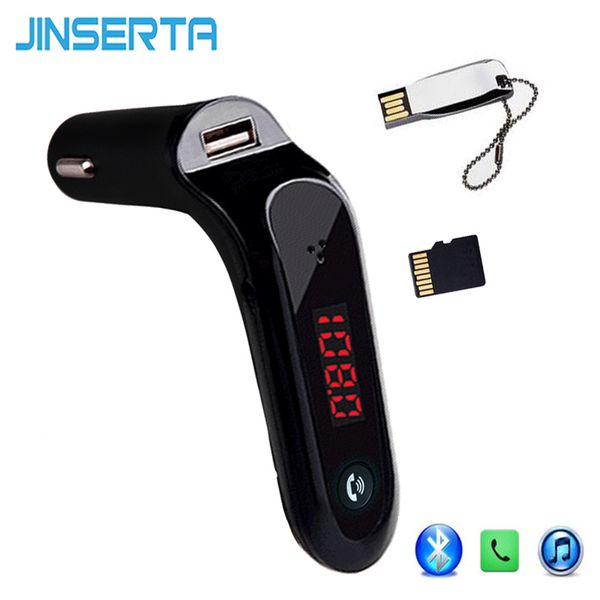 jinserta 4-in-1 hands wireless bluetooth fm transmitter car kit aux modulator mp3 player sd usb tf lcd car accessories
jinserta 4-in-1 hands wireless bluetooth fm transmitter car kit aux modulator mp3 player sd usb tf lcd car accessories