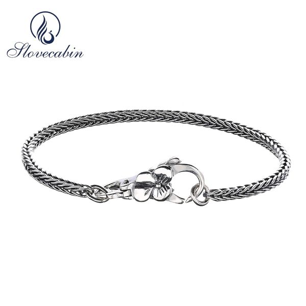 slovecabin original 925 sterling silver basic lock chain men & women charm bracelets homme for christmas gift silver 925 jewelry, Black
slovecabin original 925 sterling silver basic lock chain men & women charm bracelets homme for christmas gift silver 925 jewelry, Black