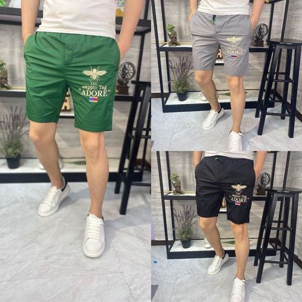 2020 summer new mens quick dry shorts korean embroidered bees solid color sports pants beach shorts, Black
2020 summer new mens quick dry shorts korean embroidered bees solid color sports pants beach shorts, Black