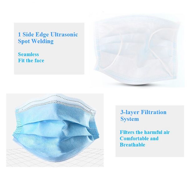 fast shipping child disposable mask 50pcs one pack 3 layers non-woven breathable children face mask
fast shipping child disposable mask 50pcs one pack 3 layers non-woven breathable children face mask