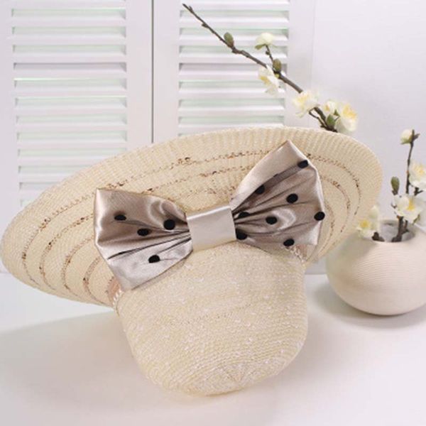 hat female new wave fashion straw hat black dot bow beach wild travel knitted sun s13, Blue;gray
hat female new wave fashion straw hat black dot bow beach wild travel knitted sun s13, Blue;gray