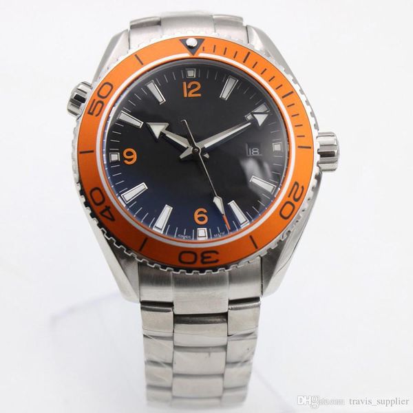 2019 factory men's watch master co-axial series orange rotating ceramic bezel automatic machinery man watches, Slivery;brown
2019 factory men's watch master co-axial series orange rotating ceramic bezel automatic machinery man watches, Slivery;brown