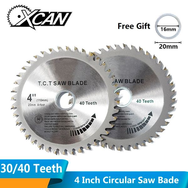 xcan 1pc 4'' 30/40 teeth tct woodworking circular saw blades multipurpose wood saw blade cutting disc
xcan 1pc 4'' 30/40 teeth tct woodworking circular saw blades multipurpose wood saw blade cutting disc