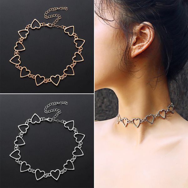 fashion sweet love heart choker necklace hollow heart necklace statement cute gold silver jewelry friendship gifts
fashion sweet love heart choker necklace hollow heart necklace statement cute gold silver jewelry friendship gifts