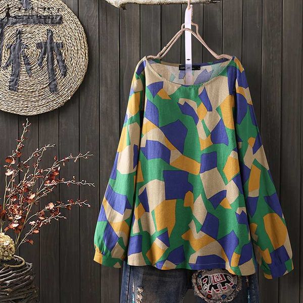 vintage printed women's summer floral blouse zanzea 2020 casual long sleeve shirts female o neck blusas plus size tunic, White
vintage printed women's summer floral blouse zanzea 2020 casual long sleeve shirts female o neck blusas plus size tunic, White