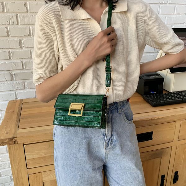 2020 new ladies shoulder bag solid color crocodile pattern female bag mini fashion crossbody korean small square
2020 new ladies shoulder bag solid color crocodile pattern female bag mini fashion crossbody korean small square