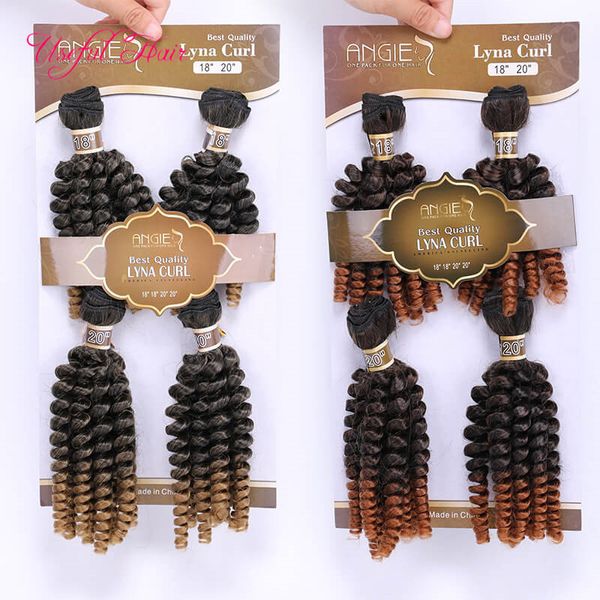 

custom hair extensions double weft extensions body wave fumi hair weaves curly 220gram synthetic braiding bundle sew in hair extensions, Black;brown
